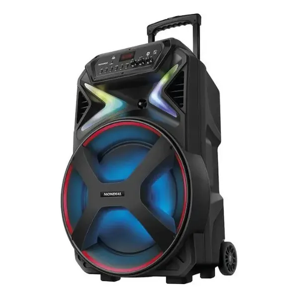 Caixa de som amplificada Mondial Connect Lights Plus