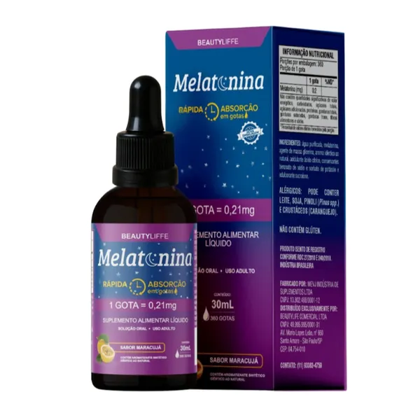 Melatonina BeautyLiffe Gotas