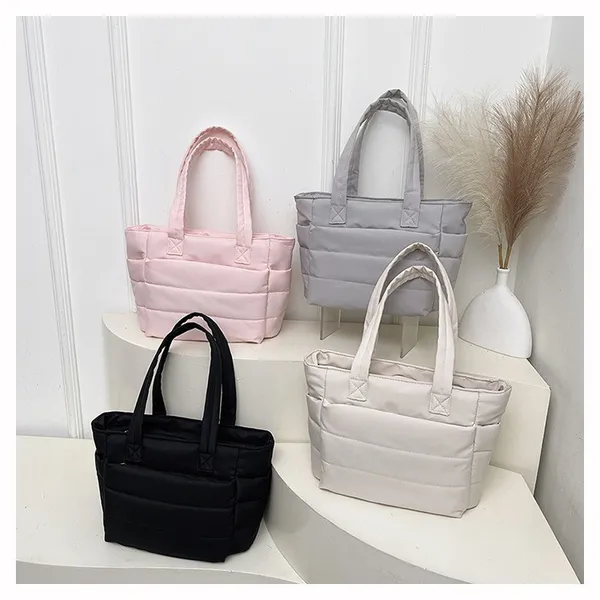 Bolsa Tote Femina de Almofada de Ombro Resistente à Água para Trabalho ,Viagem e Passeio Moda Shope