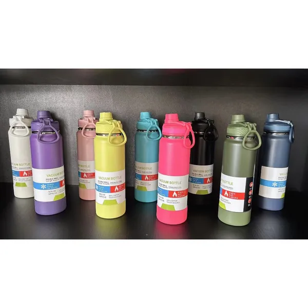 Garrafa Térmica com Capa Protetora 600ml, 800ml e 1000ml
