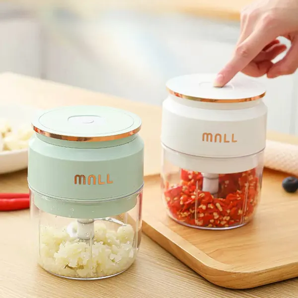 Mini Processador de Alimentos Portátil USB Recarregável