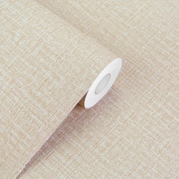 Papel De Parede Adesivo 3D Linho Texturizado Lavável