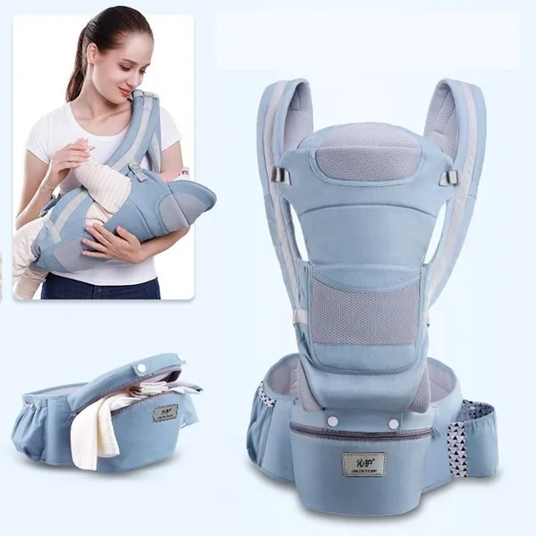 Banco De Cintura Para Bebê Canguru Bebê Passeio Várias Cores Mochila Infantil Hipseat Carrier