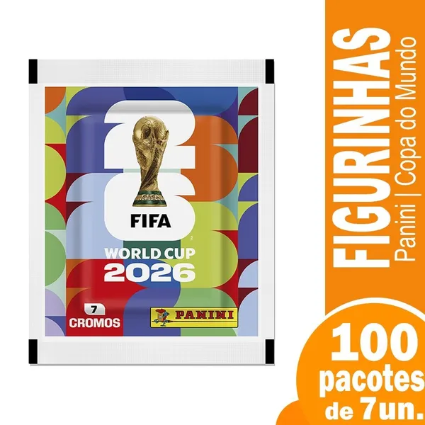 Figurinhas Panini da Copa do Mundo 2026 - 100 Envelopes - 700 figurinhas