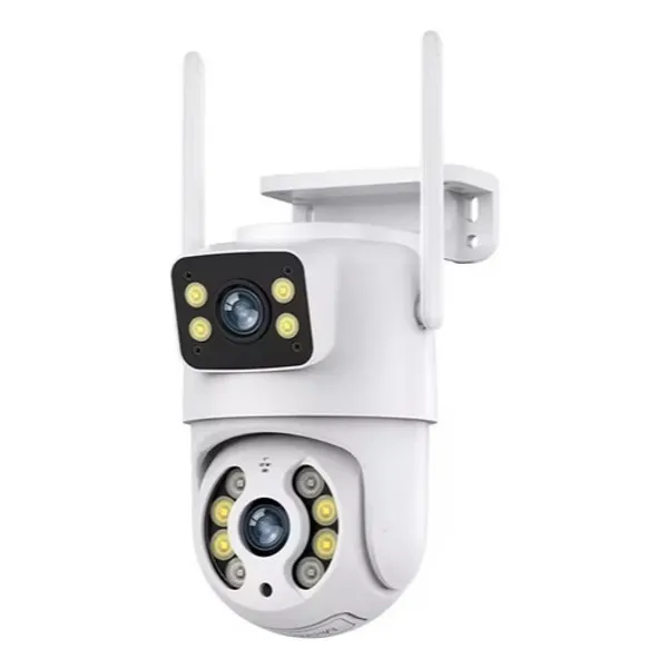 Camera Externa Ip ​a Prova D'água Wifi Dupla 2 Em 1 com Visao Noturna C/ Infravermelho YOOSEE