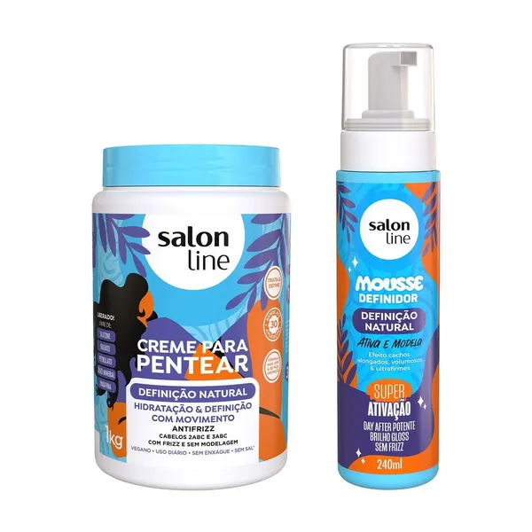 Kit Definição Natural com Mousse e Creme para Pentear