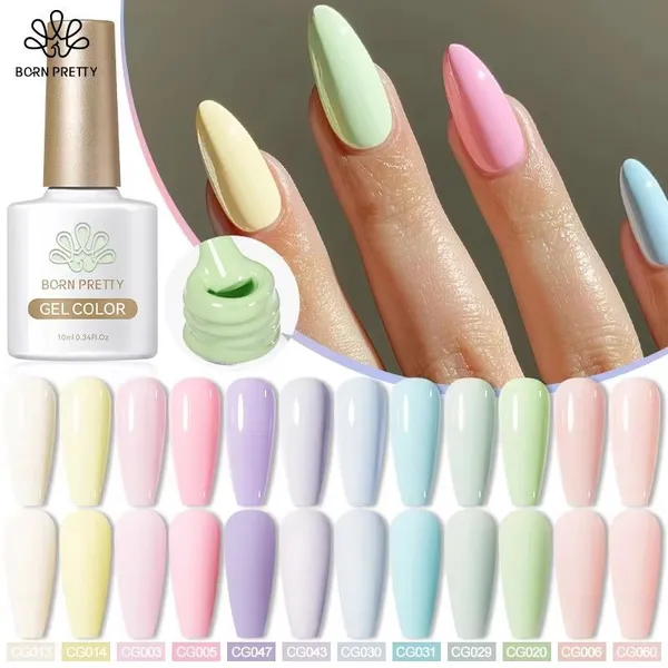 BORN PRETTY Doce Primavera Verão Cor Gel Unha Polonês 10ml