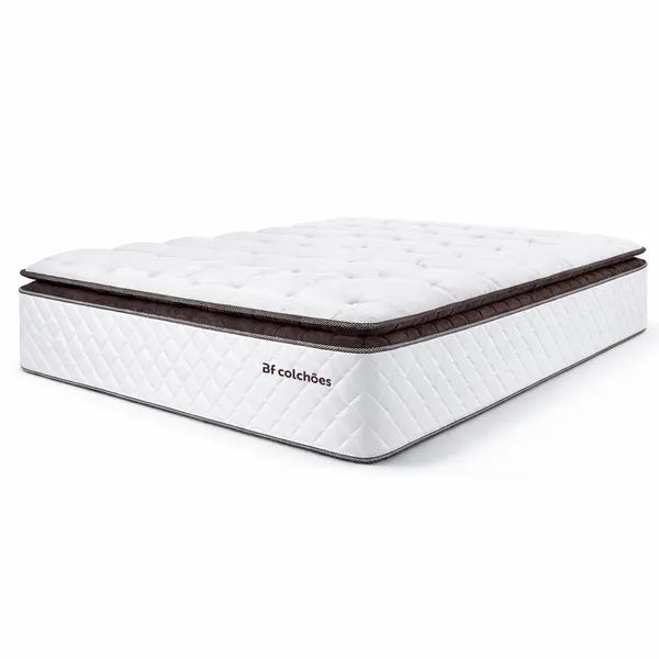 Colchão Casal Molas Ensacadas com Pillow Top Extra Conforto 138x188x33cm Premium Sleep BF Colchões