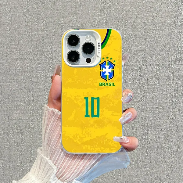 Capinha Brasil Copa 10 para iPhone e Samsung