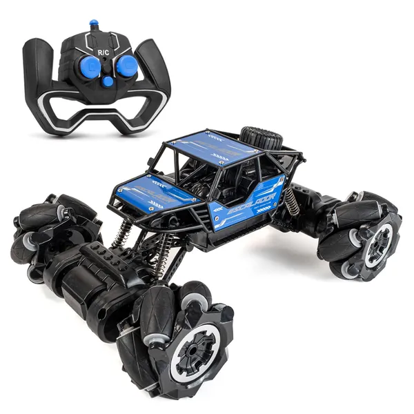 Carrinho Controle Remoto 4x4 Pickup Infantil Com Giro 360 Bateria Recarregável Brinquedo P/ Crianças