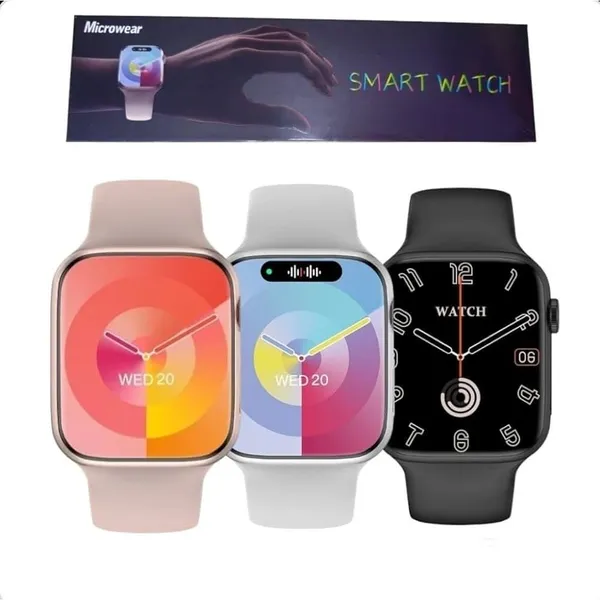 Smartwatch W29S Serie 9 Ilha dinâmica NFC Chat GPT GPS, 2gb, mais de 10Mil vendidos