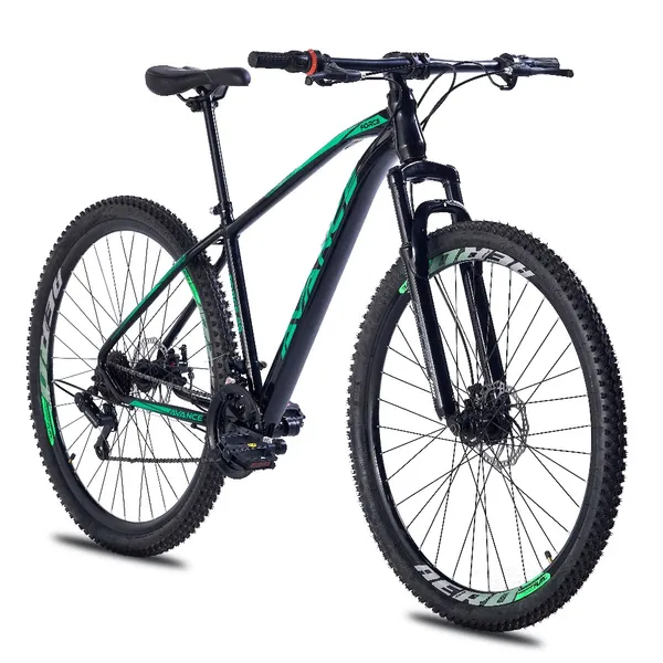 Bicicleta Aro 29 Avance Aço Susp (NV) Tras. Shimano  21v Quadro 17 Freio Disco
