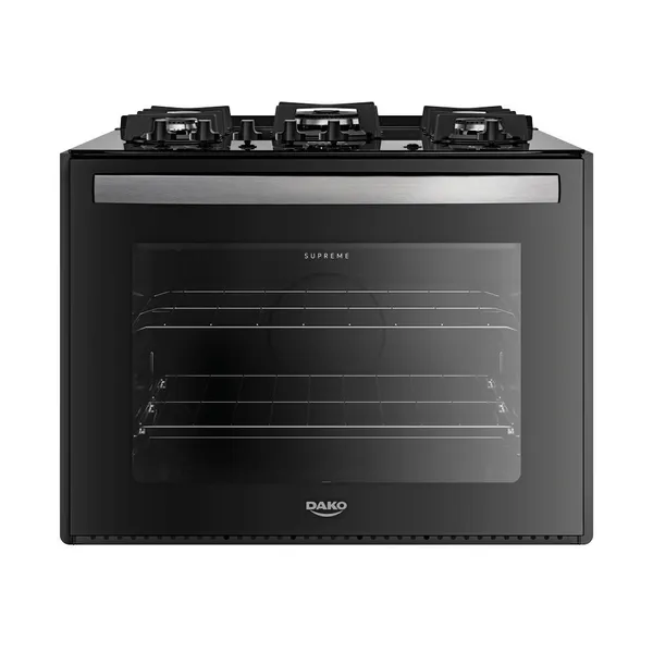 Fogão 5 Bocas de Embutir  Dako Supreme Mesa de Vidro Bivolt