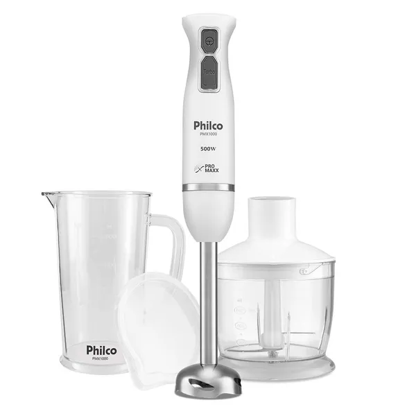 Mixer Philco 4 Lâminas Pro Maxx 2 em 1 500W PMX1000
