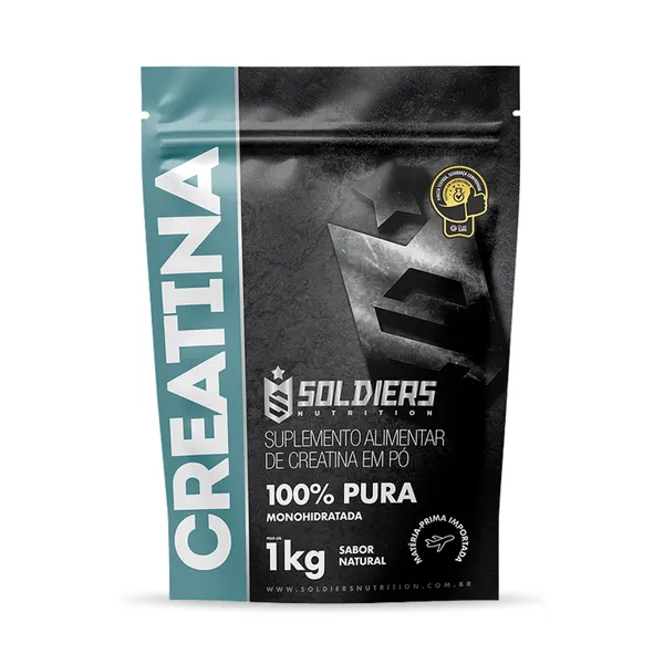 Creatina Monohidratada 100% Pura - Soldiers Nutrition