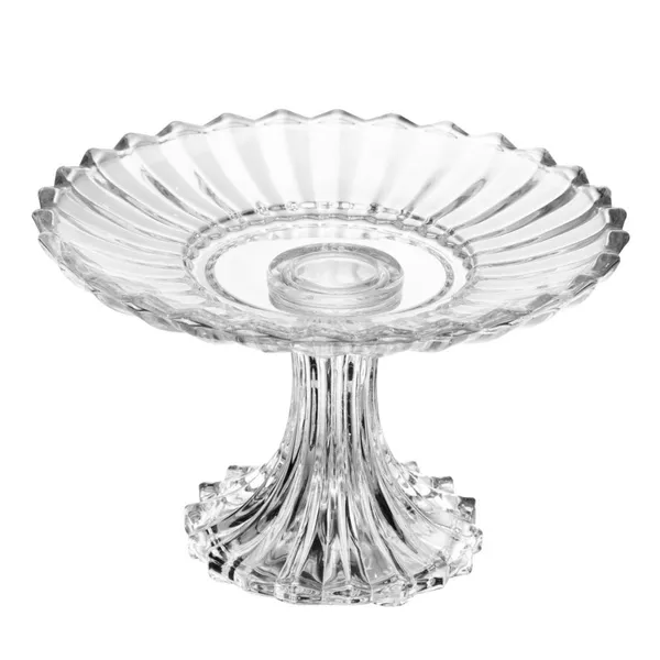 Prato com Pé para Doce Cristal Geneva 16cm Luxo - Wolff