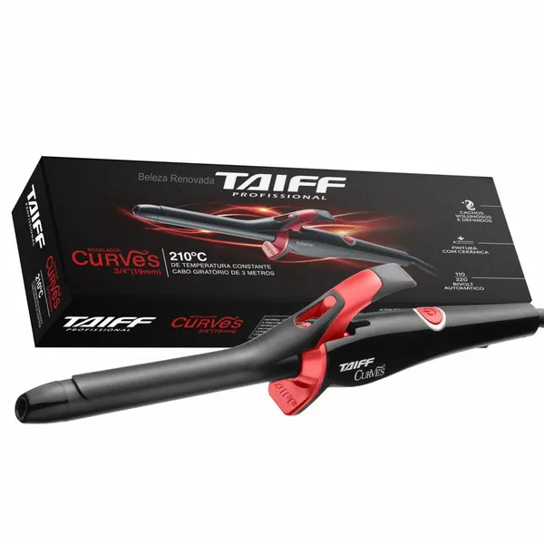 Modelador Curves 3/4 Taiff 19mm - Modelador Cachos Cacheador