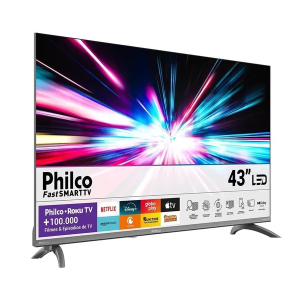 Smart TV Philco P43CRA 43" Full HD Roku