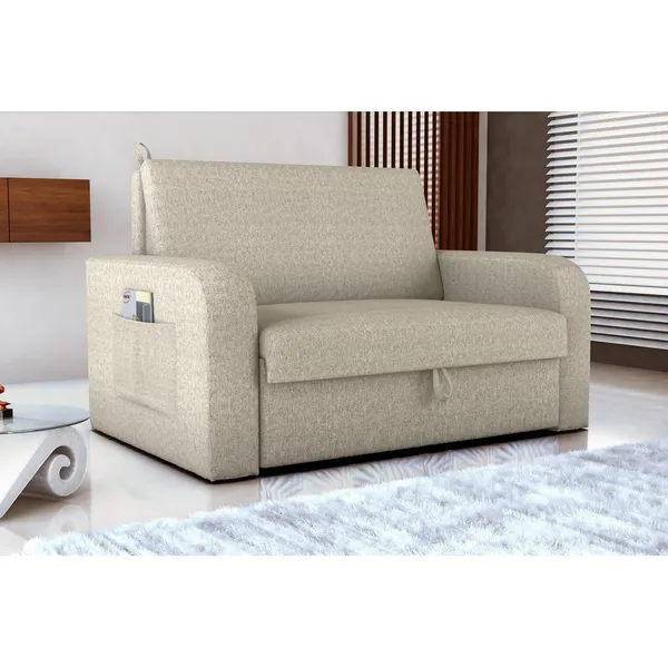 Sofá Cama 2 Lugares com Baú