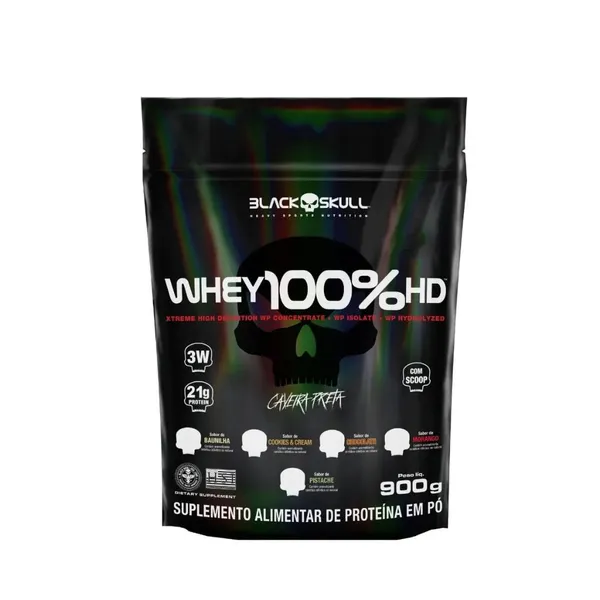 Whey 100% HD Black Skull 900g