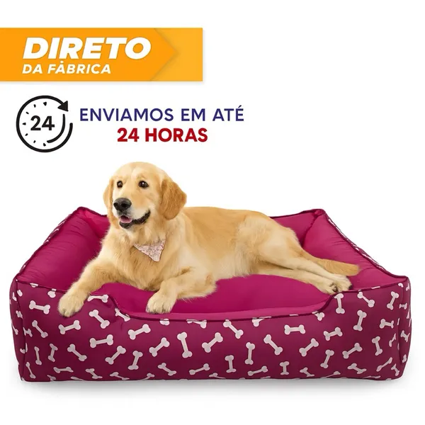 Cama Pet cachorro, gato, vários tamanhos, confortável, com zíper