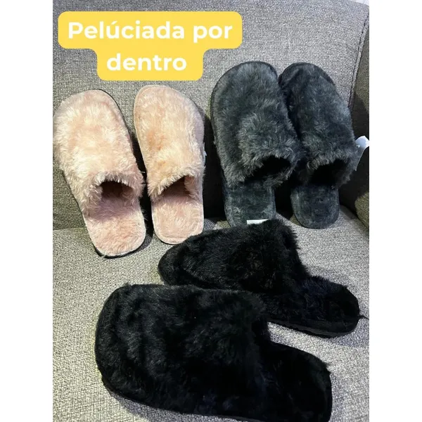 Pantufa Peluciada Quentinha Forrada Adulto/Infantil