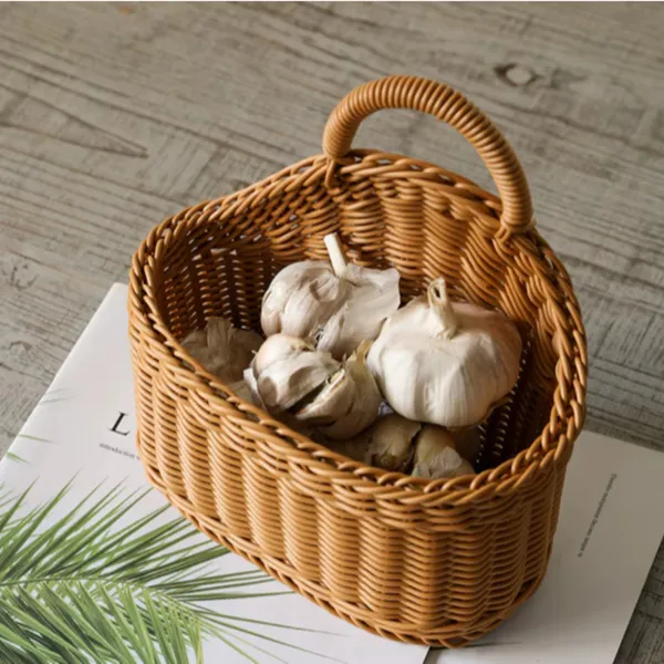Cesta Juta, Cesta Pendurar Tecida Feita à Mão Cesta Vime Natural Para Decoração