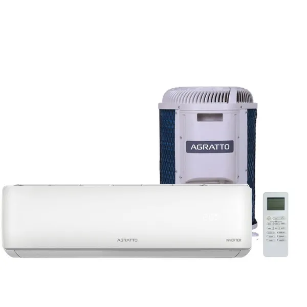 Ar Condicionado Split Agratto Hi Wall Zen Top Inverter 9.000 Btu/h Frio Monofásico Branco ZICST9F-02 220V