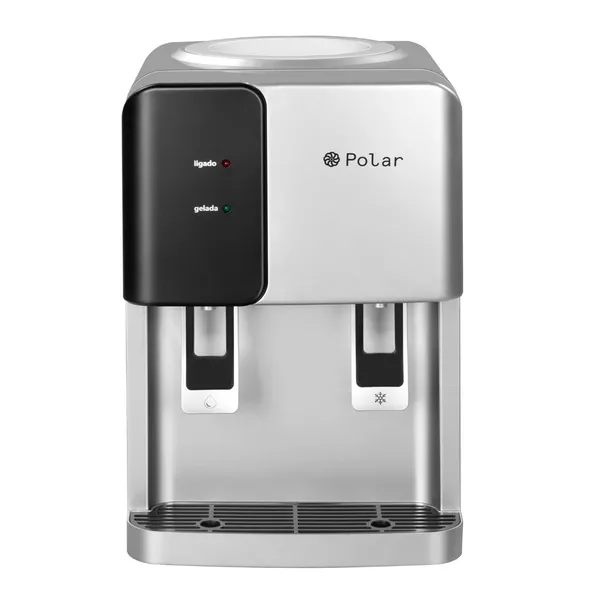 Bebedouro Eletrônico Polar Prata - Agua Natural e Gelada
