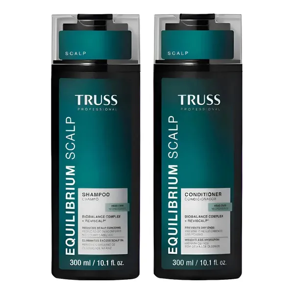 Truss Kit Equilibrium Scalp  Shampoo + Condicionador 300ml