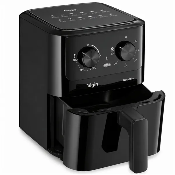Fritadeira Elétrica Air Fryer Quad Fry 4,2L 1400W 110V Elgin