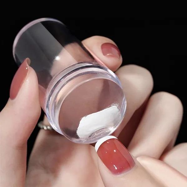 5, 4, 3, 2, 1 Carimbo De Unha Silicone Nail Art Para Unhas Fazer Desenho Francesinha Unhas