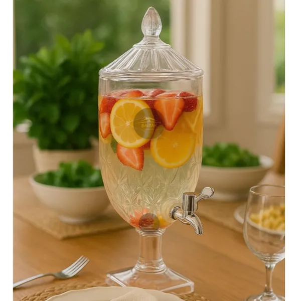 Suqueira Diamond 4,5L em Acrílico Transparente