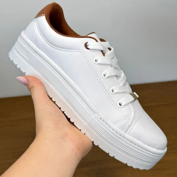 Tênis Feminino Casual Sapatenis feminino  leve e Confortável Envio Imediato