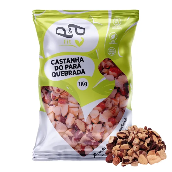 Castanha do Pará Pedaço/Quebrada 1Kg - P&P