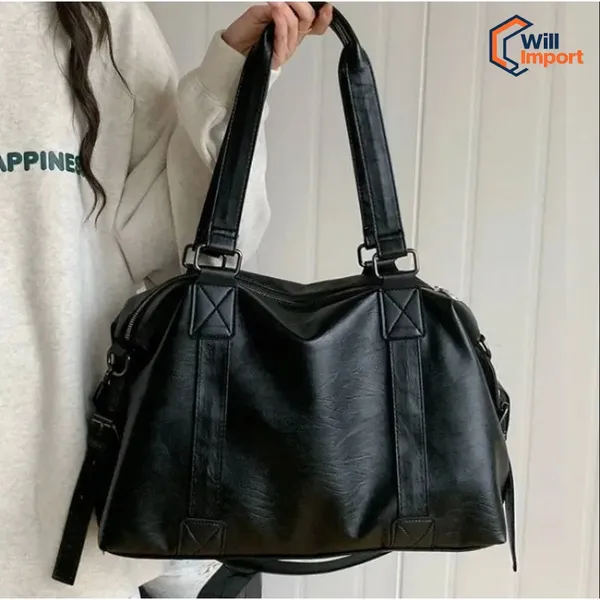 Bolsa de viagem portátil moderna e legal para mulheres, bolsa de grande capacidade, bolsa de bagagem