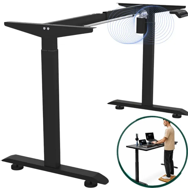 Mesa Elétrica Regulável Regulagem Altura Automática Escrivaninha Gamer Ergonômica Motor Premium