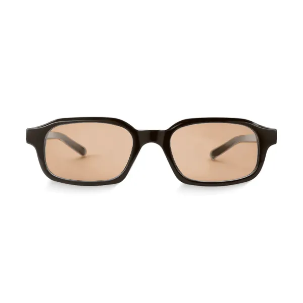 Óculos de Sol Retangular Ibiza Edge Preto Retrô Clássico Unissex Proteção UV400 Elegantes Moderno