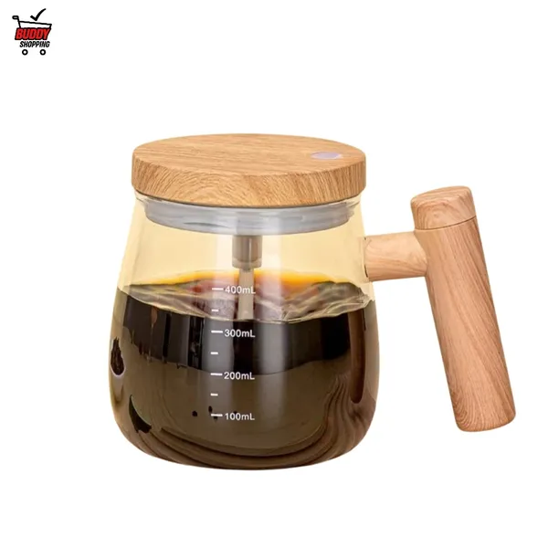 Chaleira Misturadora De Café Automática Agitadora Elétrica Giratória Para Chá Leite e Café
