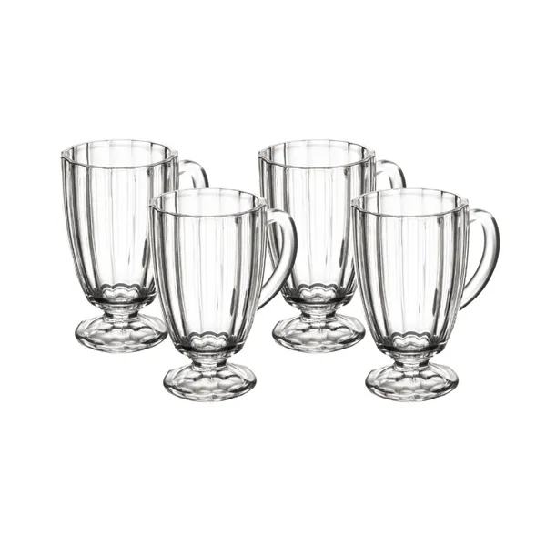 Conjunto 4 Taças Cappuccino Wolff Classic de Vidro 160ml