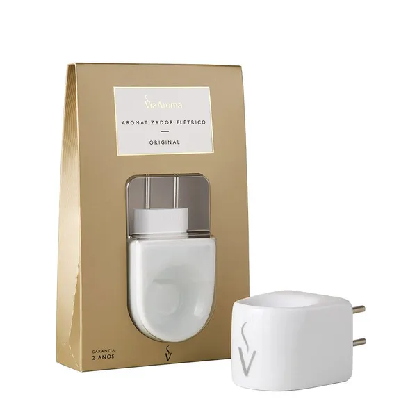 Difusor Aromatizador de Porcelana Elétrico Original Bivolt  - Via Aroma