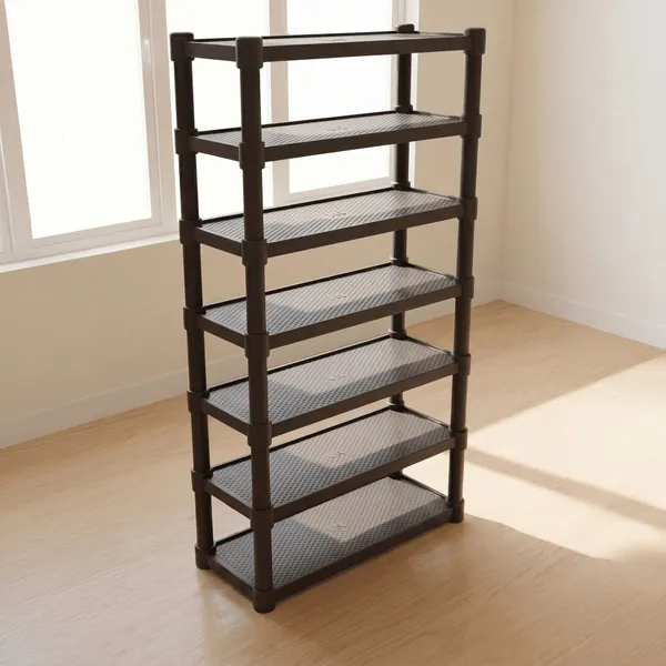 Estante Prateleira Modular Multiuso Organizadora Plástico Reforçado 7 Andares - Promoção