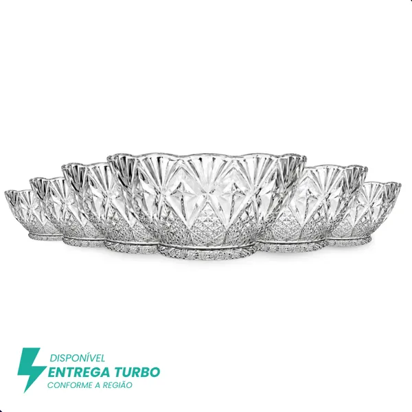 Tigelas de Vidro 150ml – Kit 6 a 24 Peças para Sobremesa, Molhos e Petiscos