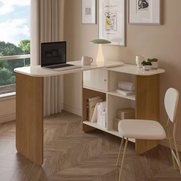 Escrivaninha Flexível Com Tampo Rotativo Nomad Artely