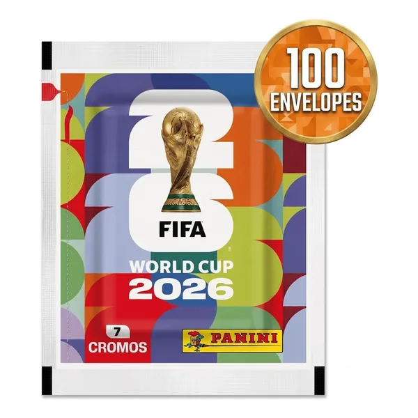 Figurinhas Panini da Copa do Mundo 2026 - 100 Envelopes - 700 figurinhas (Loja Oficial)