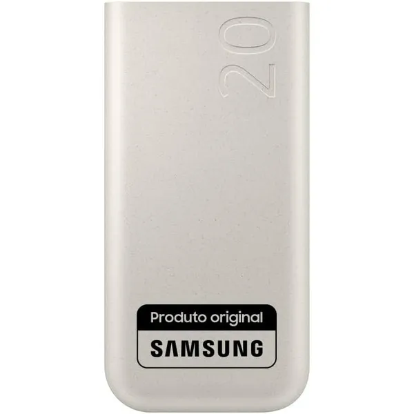 Carregador Portatil Samsung 3x USB-C 20000mAh Super Rapida 45W - Bege