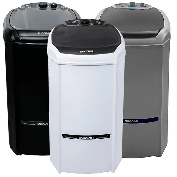 Lavadora Tanquinho 20Kg Suggar Eco Semiautomática Elétrica Maquina Lavar Roupas 127V/220V