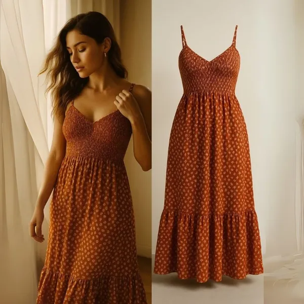 Vestido Longo Lastex Busto Decote V Feminino Alcinha Regulável