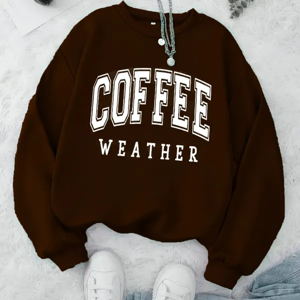 Moletom Careca Coffee Weather Gola Redonda Casaco Masculino  Feminino  Flanelado!