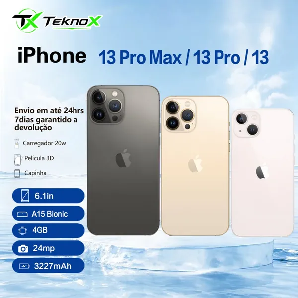 Celular IPhone 13 / 13 Pro/ 13 Pro Max 128gb 100% Original Com Garantia
